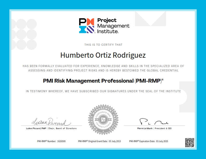PMP Certificate
